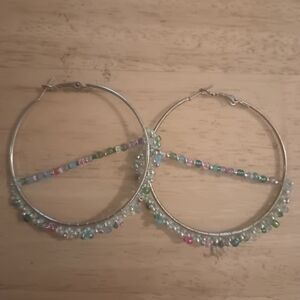Hand crafted beaded earrings